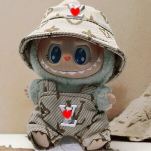 Labubu Clothes -  Bucket Hat and Jumpsuit Set (DOLL NOT INCLUDED) - LC-028